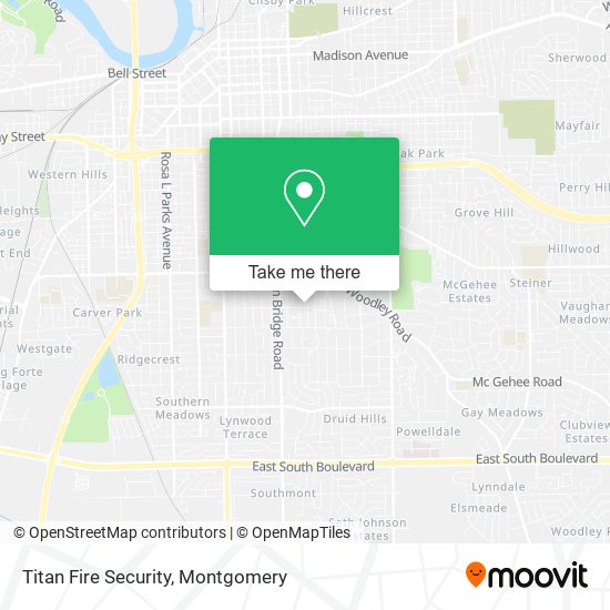 Mapa de Titan Fire Security