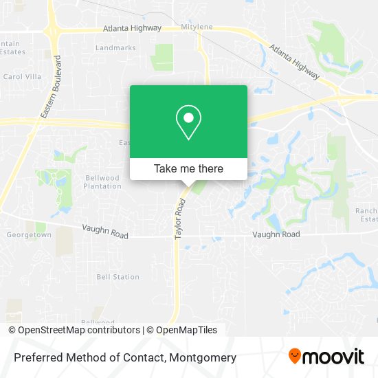 Mapa de Preferred Method of Contact