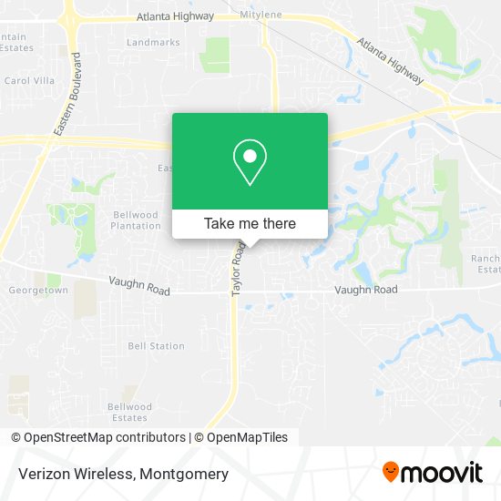 Verizon Wireless map