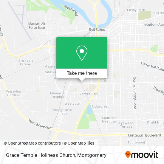 Mapa de Grace Temple Holiness Church