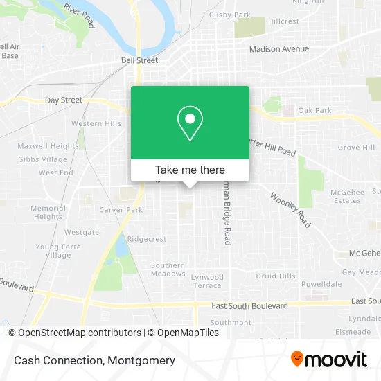 Mapa de Cash Connection