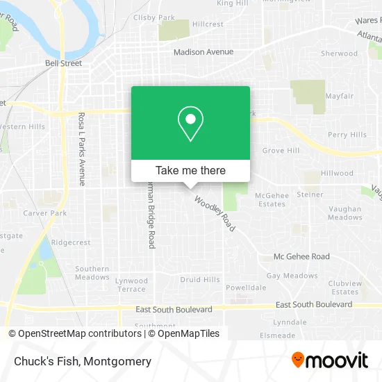 Mapa de Chuck's Fish
