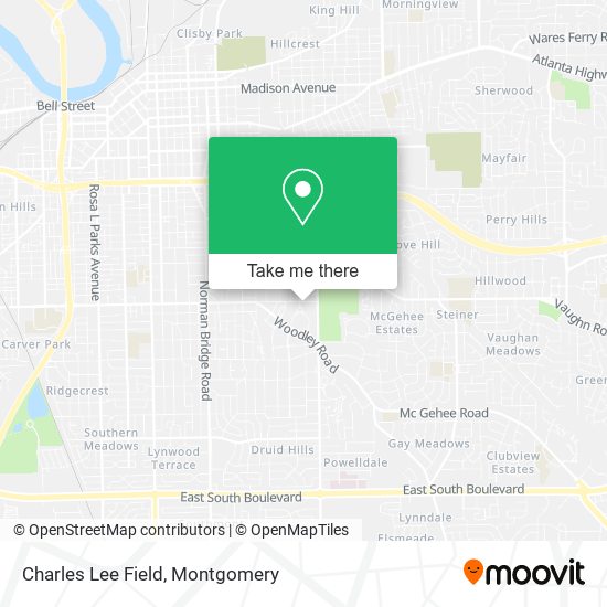 Charles Lee Field map