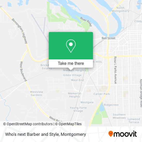 Mapa de Who's next Barber and Style
