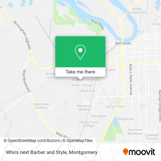 Mapa de Who's next Barber and Style