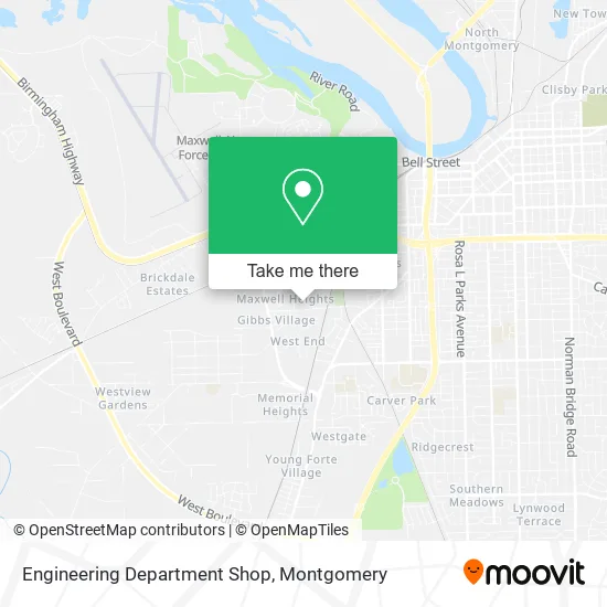 Mapa de Engineering Department Shop