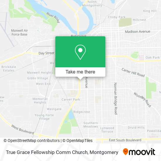 Mapa de True Grace Fellowship Comm Church
