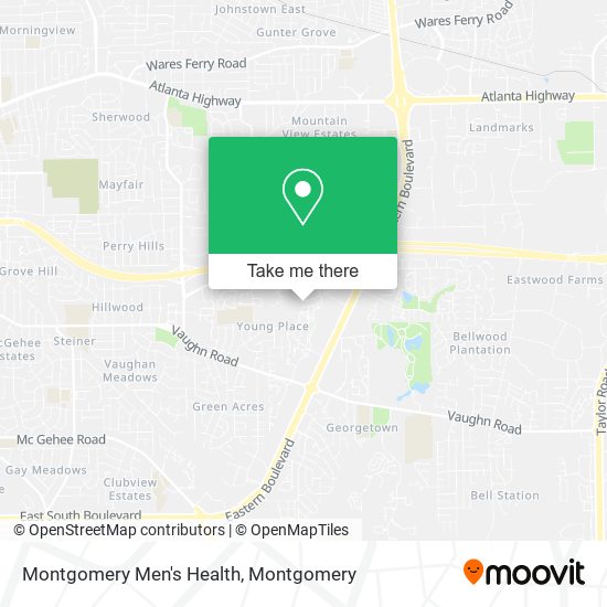 Montgomery Men's Health map