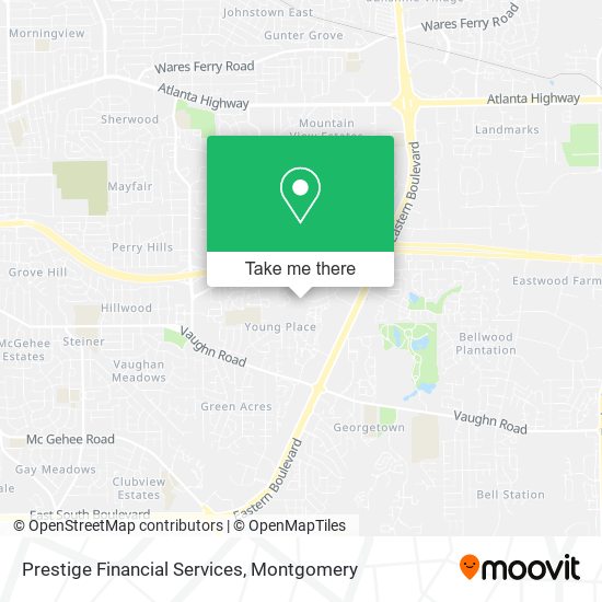 Prestige Financial Services map