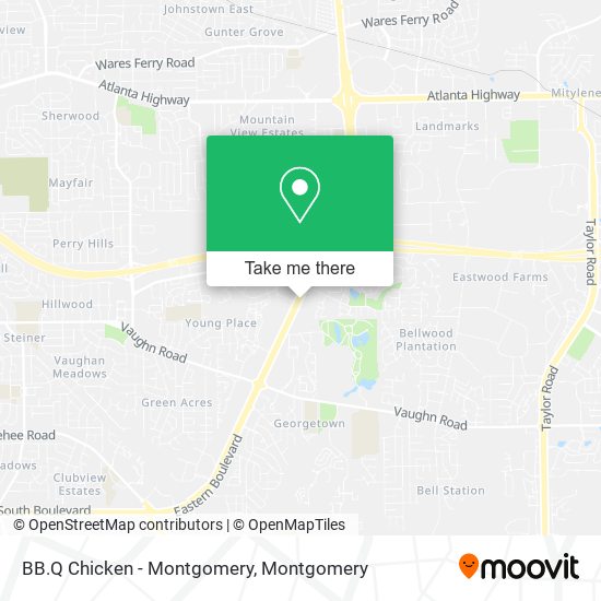 BB.Q Chicken - Montgomery map