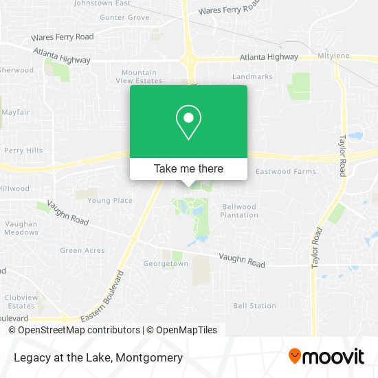 Legacy at the Lake map