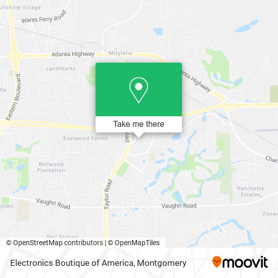 Electronics Boutique of America map