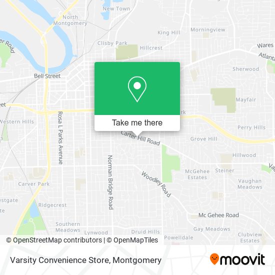 Varsity Convenience Store map