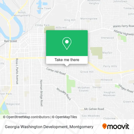 Georgia Washington Development map
