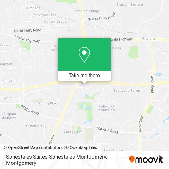 Mapa de Sonesta es Suites-Sonesta es Montgomery