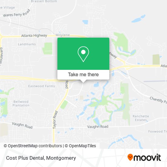 Cost Plus Dental map