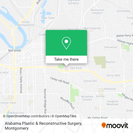 Alabama Plastic & Reconstructive Surgery map