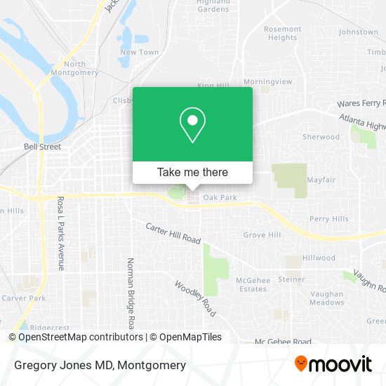 Gregory Jones MD map