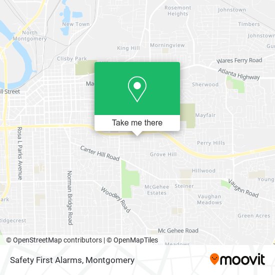 Safety First Alarms map