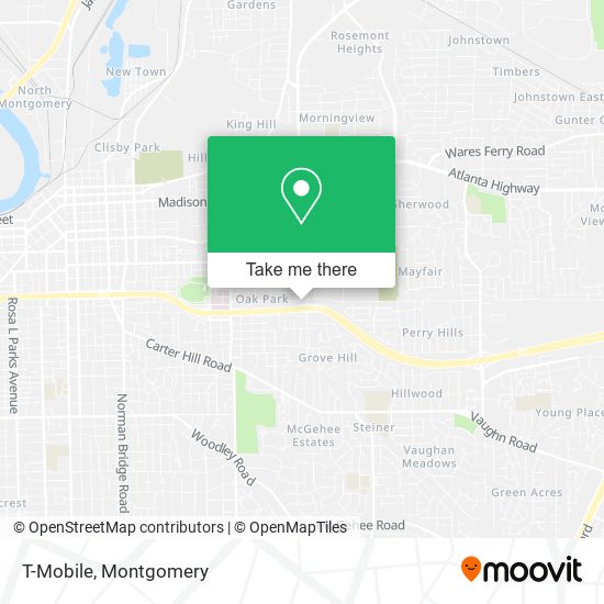 T-Mobile map