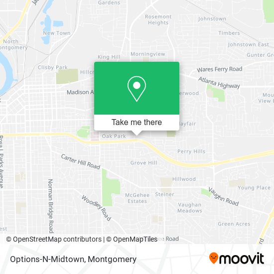 Options-N-Midtown map