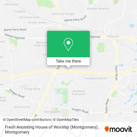 Mapa de Fresh Anointing House of Worship (Montgomery)