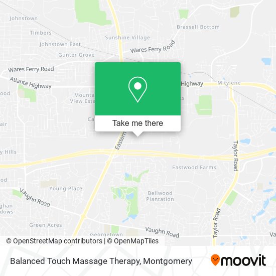 Balanced Touch Massage Therapy map