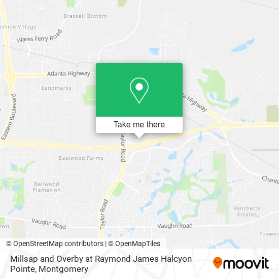 Millsap and Overby at Raymond James Halcyon Pointe map