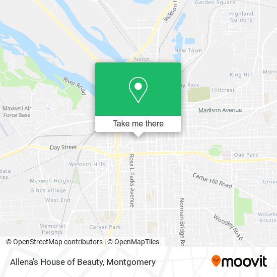 Mapa de Allena's House of Beauty