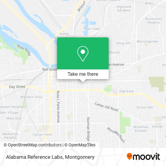 Mapa de Alabama Reference Labs