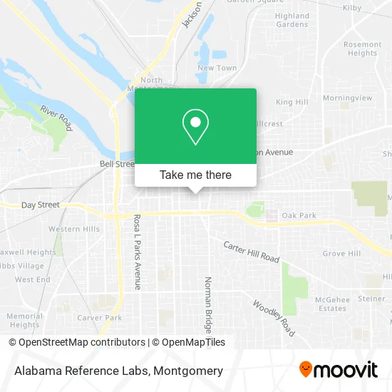 Mapa de Alabama Reference Labs