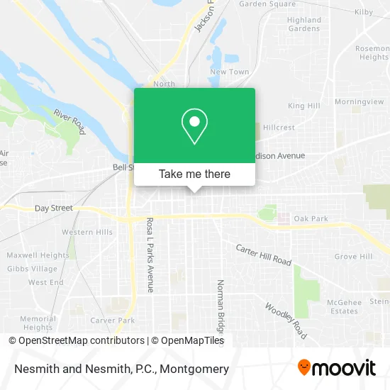 Mapa de Nesmith and Nesmith, P.C.