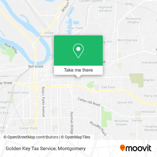 Mapa de Golden Key Tax Service