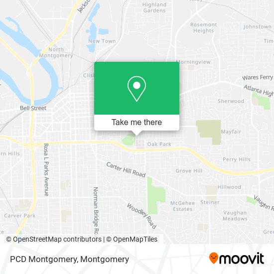 Mapa de PCD Montgomery