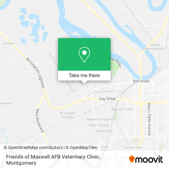 Friends of Maxwell AFB Veterinary Clinic map
