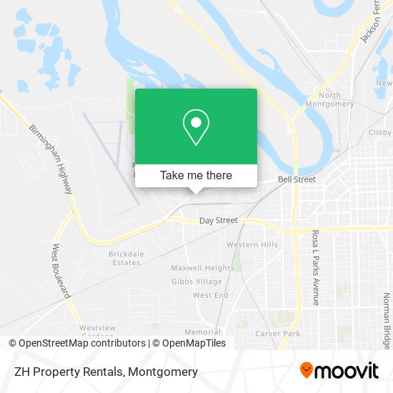 ZH Property Rentals map