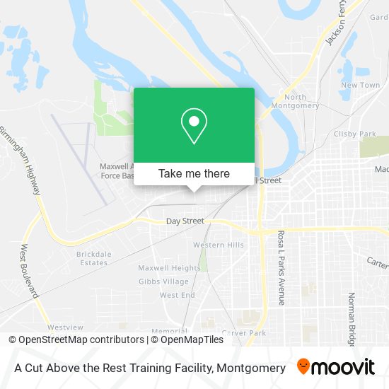 A Cut Above the Rest Training Facility map