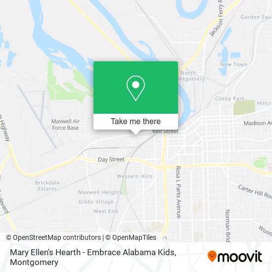 Mapa de Mary Ellen's Hearth - Embrace Alabama Kids