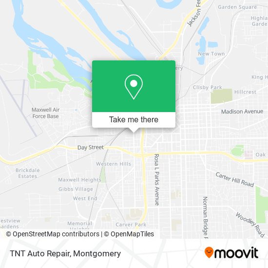 Mapa de TNT Auto Repair