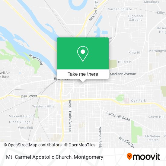 Mt. Carmel Apostolic Church map