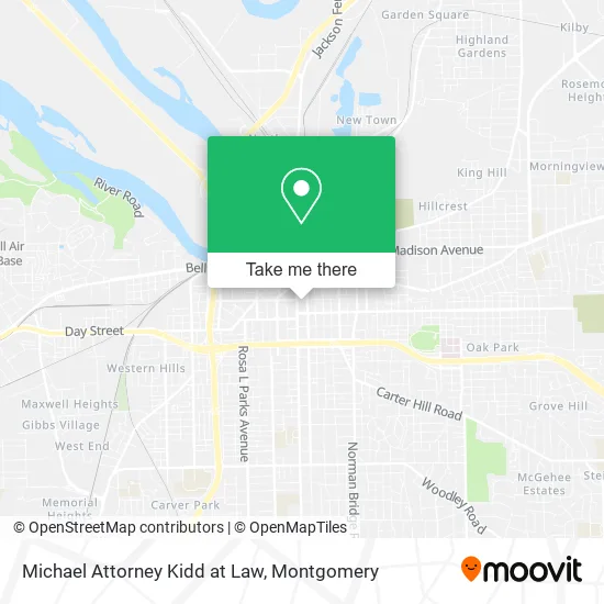 Mapa de Michael Attorney Kidd at Law