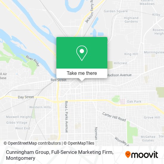 Mapa de Cunningham Group, Full-Service Marketing Firm