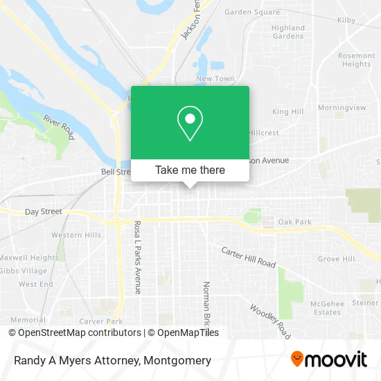 Mapa de Randy A Myers Attorney