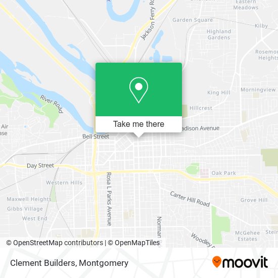 Clement Builders map