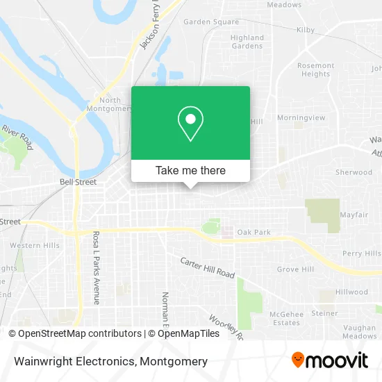 Mapa de Wainwright Electronics