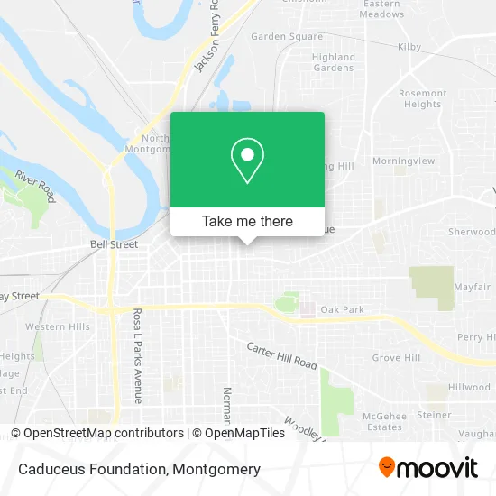 Caduceus Foundation map
