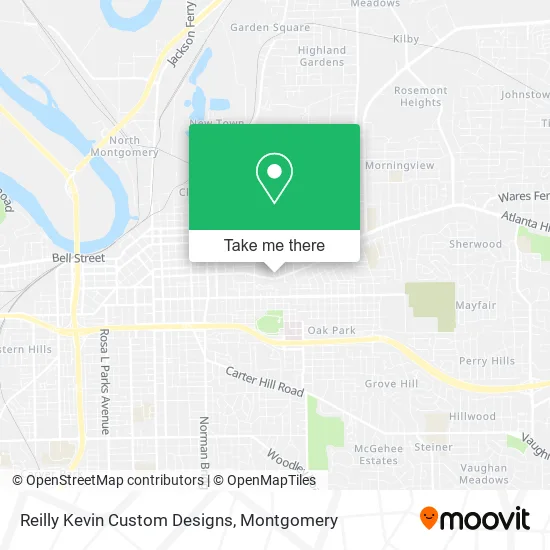 Mapa de Reilly Kevin Custom Designs