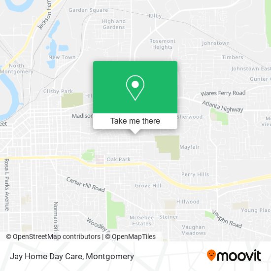 Mapa de Jay Home Day Care