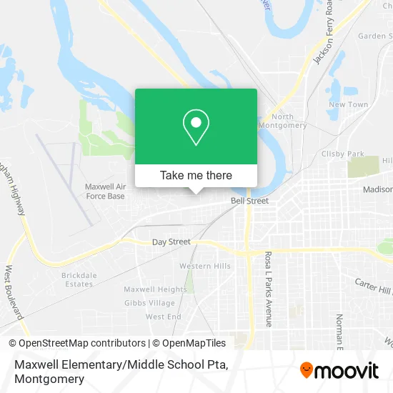 Mapa de Maxwell Elementary / Middle School Pta