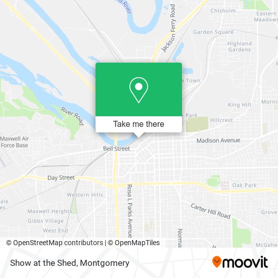 Show at the Shed map